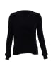 NAEMI Damen Strickpullover in Schwarz