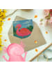 Mr. & Mrs. Panda Glückwunschkarte Flamingo Classic Design ohne S... in Weiß