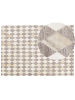 Beliani Patchwork SESLICE in Beige/Braun - (W) 160 x (H) 1 x (L) 230 cm