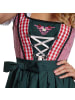 tectake Frauenkostüm Mini-Dirndl Berchtesgaden Modell 2 in rot/weiß