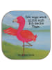 Mr. & Mrs. Panda Tischuntersetzer Flamingo Yoga Design mit Spruch in Weiß