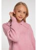 myMo Damen Strickpullover in Rosa Melange