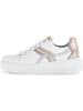 Gabor Sneaker Low in weiss/gold/rame k.