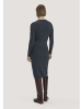 Hessnatur Hessnatur Strick Kleid Regular aus Bio-Baumwolle mit Bio-Merinowolle in marine