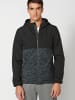 KOROSHI Kapuzenjacke in schwarz
