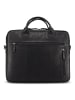 Jost Glasgow Aktentasche Leder 37 cm Laptopfach black