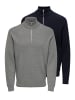 ONLY & SONS Sweattroyer Phil in Grau / dunkelblau