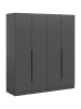 ebuy24 Kleiderschrank Kopenhagen Anthrazit 160 x 52 cm