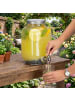relaxdays Getränkespender in Transparent - 3,5 l