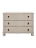 Signature Kommode EDMONDE in Leinen und Terrakotta - (W) 110  x (H) 80  x (L) 45  cm