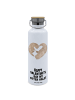 Mr. & Mrs. Panda Trinkflasche Otter Valentine mit Spruch in Weiß