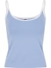 Urban Classics Urban Classics Ladies Contrast Basic Top 2-Pack in powderblue/white+blushedrose/white