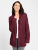 WITT WEIDEN Strickjacke in bordeaux-meliert