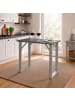 VCM  Holz Bartisch Stehtisch Tisch Tresen Xona 110x50cm in Silber / Anthrazit