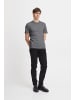 CASUAL FRIDAY Rundhals Basic T-Shirt Meliert CFThor in Grau