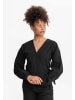 MELA Damen Wickelbluse LILAM