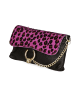 NAEMI Damen Handtasche in Fuchsia Panther