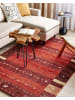 Beliani Kurzflor SINANLI in Rot/Orange/Gelb - (W) 140 x (H) 1.6 x (L) 200 cm