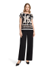 Betty Barclay Blusenshirt mit Aufdruck in Schwarz/Beige