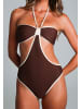 Moda Minx Badeanzug in Coffee