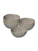 Ritzenhoff & Breker 6er Set Beilagenschalen Taste in 14 x 11 cm in taupe