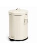 relaxdays Mülleimer in Beige - 20 Liter