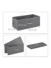 relaxdays Schubladenschrank in Grau - (B)58 x (H)93 x (T)30 cm