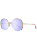 Swarovski Frauen Sonnenbrille Rund Gold
