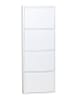 ebuy24 Schuhschrank Pisa Weiß 50 x 16 cm