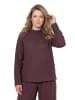 Ulla Popken Sweatshirt in burgunder