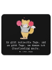 Mr. & Mrs. Panda Mousepad Fuchs Cheerleader mit Spruch in Schwarz