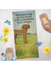 Mr. & Mrs. Panda Handtuch Hund Dogge Design mit Spruch in Grau Pastell