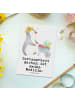 Mr. & Mrs. Panda Postkarte Pinguin Gartenarbeit mit Spruch in Weiß