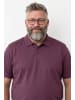 Men Plus Poloshirt in pflaume