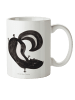 Mr. & Mrs. Panda Kaffeetasse Stinktier Handstand ohne Spruch in Weiß