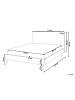 Beliani 2-tlg Doppelbett FLAYAT in Grau/Gold
