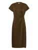 SAINT TROPEZ Jerseykleid TheoSZ Fitted in Dark Earth