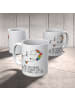 Mr. & Mrs. Panda Tasse Einhorn Blümchentail mit Spruch in Weiß