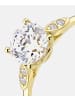 Vanlere Verlobungsring aus 375 Gelbgold mit Zirkonia