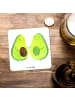 Mr. & Mrs. Panda Bierfilz Avocado Pärchen ohne Spruch in Weiß