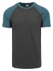 Urban Classics T-Shirt in charcoal/teal
