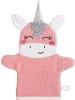 Erwin Müller Frottier Kinder-Waschhandschuh 2-in-1 Einhorn in rosa