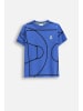 Coccodrillo T-Shirt mit kurzem Ärmel in kobaltblau