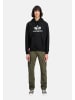 Alpha Industries Hoodie 'Basic' in schwarz