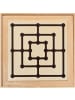 Gollnest & Kiesel Spiele-Set Schach-Dame-Mühle | 34 x 34 x 5 cm, Holzkassette, per Set