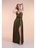 Unique Kleid Silky Classic Dress in Green Bronze