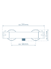 Franz Joseph Schütte LONDON Thermostat Duscharmatur, Chrom