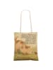 Mr. & Mrs. Panda Tasche Hund Marienkäfer Design mit Spruch in Weiß