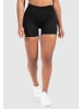 SMILODOX Shorts Kalea Seamless Scrunch in Schwarz