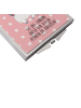 Mr. & Mrs. Panda Reise Spiegel Einhorn Stolzieren mit Spruch in Rot Pastell